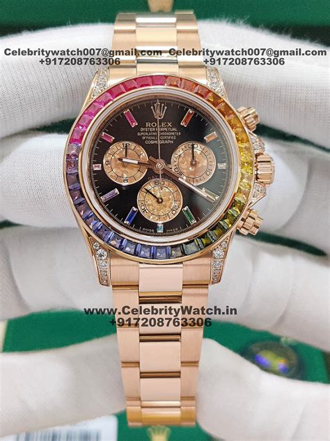 fake rolex daytona rainbow|rolex daytona rainbow for sale.